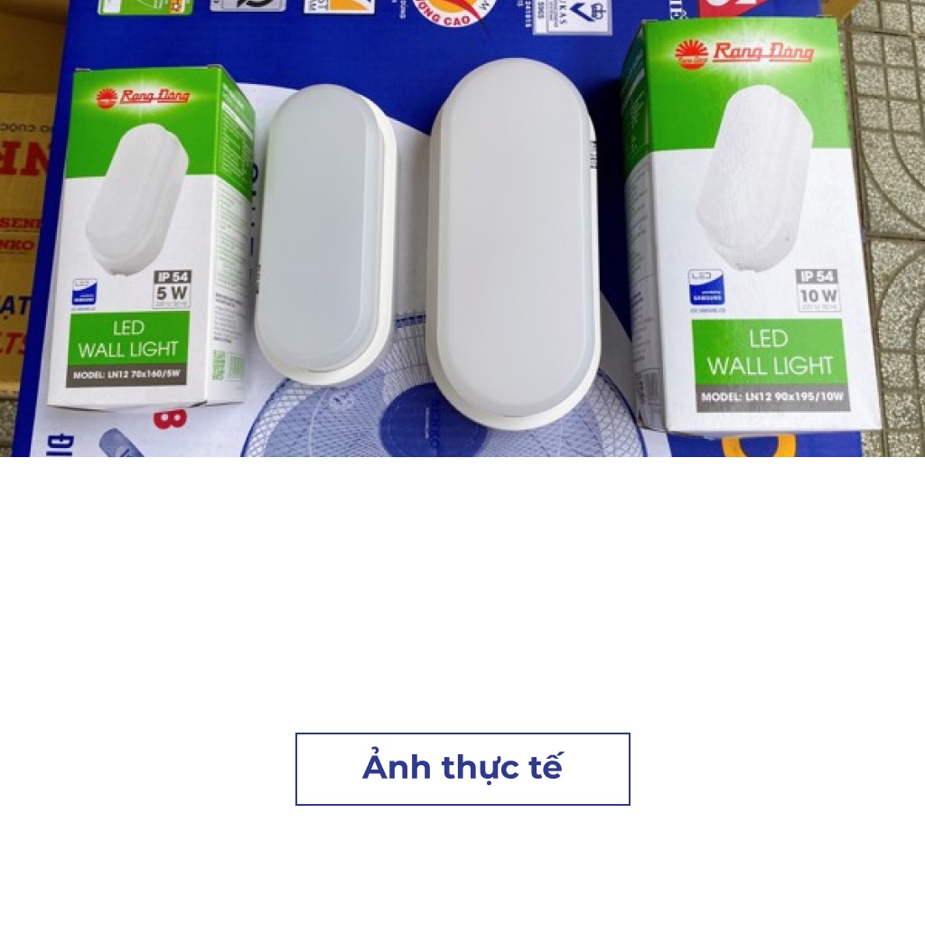 Đèn LED Ốp tường Rạng Đông, 5w, 10w, phòng ngủ, phòng khách, ngoài trời, cầu thang Model: LN12 70x160/5W