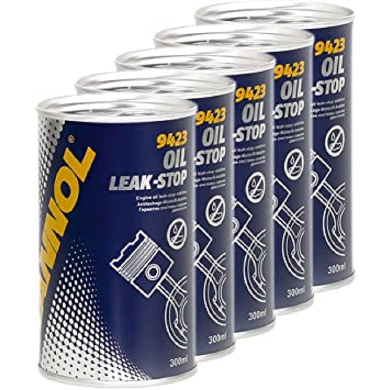 { HIỆU QUẢ } Oil Leak-Stop (Chống Rỉ Nhớt động cơ, phục hồi phốt , joint cao su) MANNOL 9423 Dừng lại việc chảy ướt .