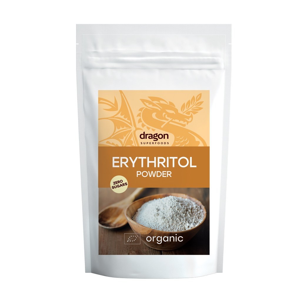 Đường ăn kiêng Erythritol hữu cơ zero sugar Dragon Superfoods 250g