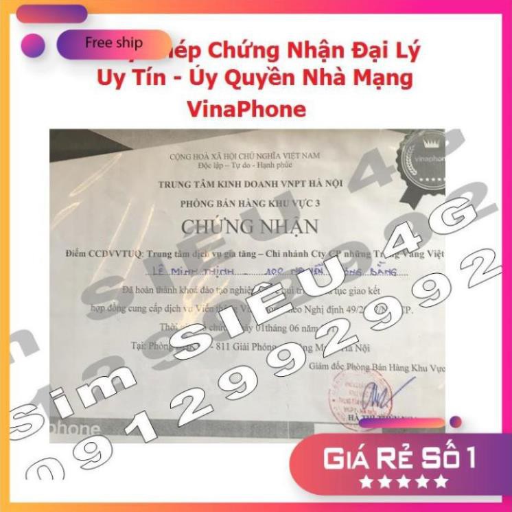 Sim 4G Có Sẵn 4GB/1 Ngày - Miễn Phí Gọi - Tốc Độ Băng Thông Cao - Có Video Test Tốc Độ Mạng