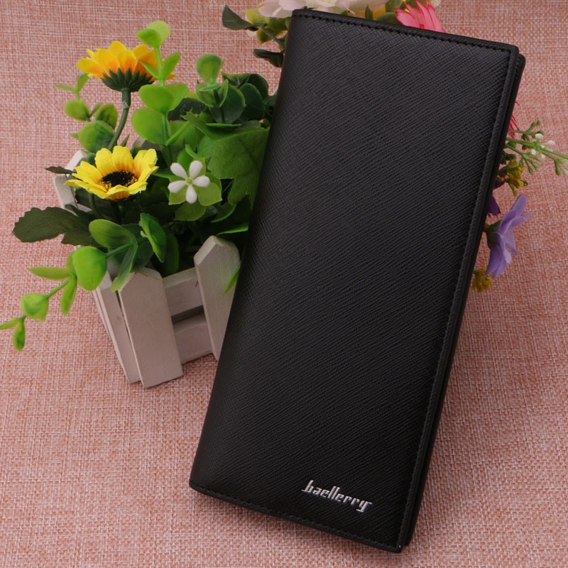 Ví Da Dài Gập Đôi Siêu Mỏng Cho Nam