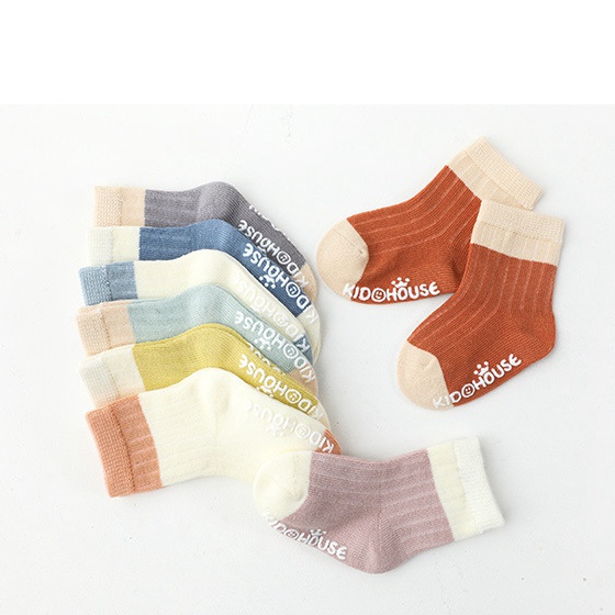 Vớ Cotton Mềm Chống Trượt Cho Bé Sơ Sinh Từ 0-3 Tuổi