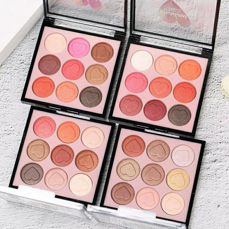 [HÀNG NỘI ĐỊA TRUNG] Phấn mắt 9 ô hình trái tim chính hãng LAMEILA | BigBuy360 - bigbuy360.vn