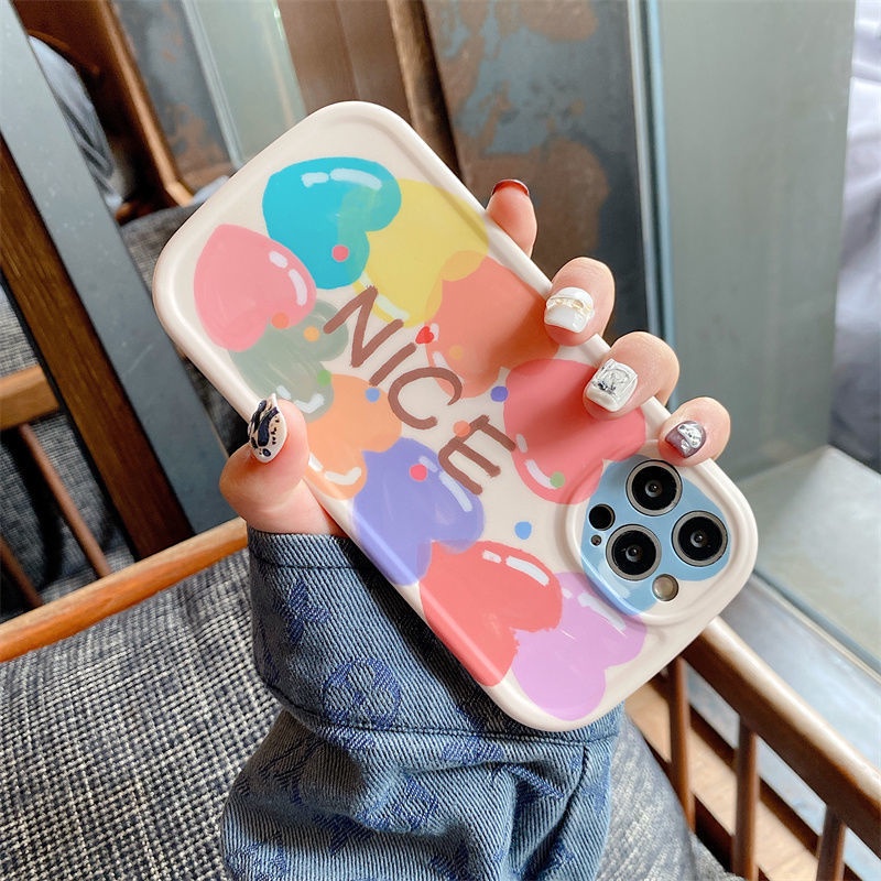 Ốp Điện Thoại Hình Gấu Nhiều Màu Sắc Cho iphone 12 13 11 Pro Max X Xs Max Xr Gue3