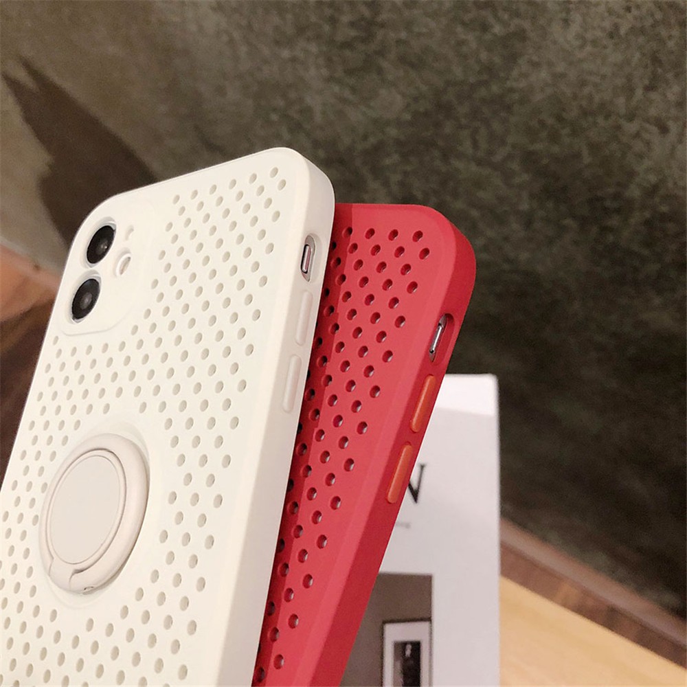 Ốp điện thoại kèm móc ngón tay thích hợp cho Iphone 12 11 Pro Max X Xr Xs Max Se 2020 7 8 Pro Plus