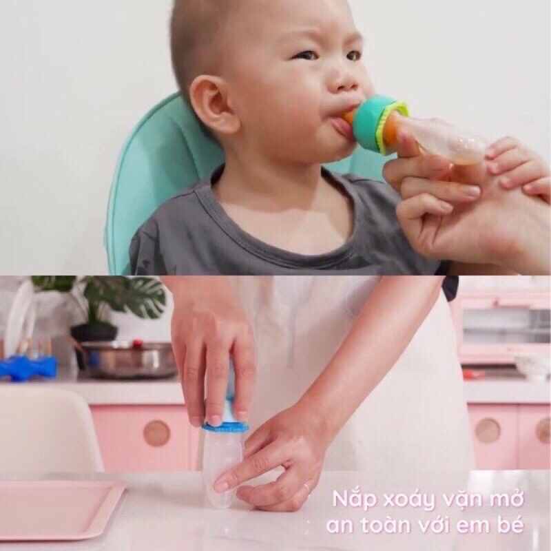 Bình bóp thức ăn dặm cho bé Upass UP0301N