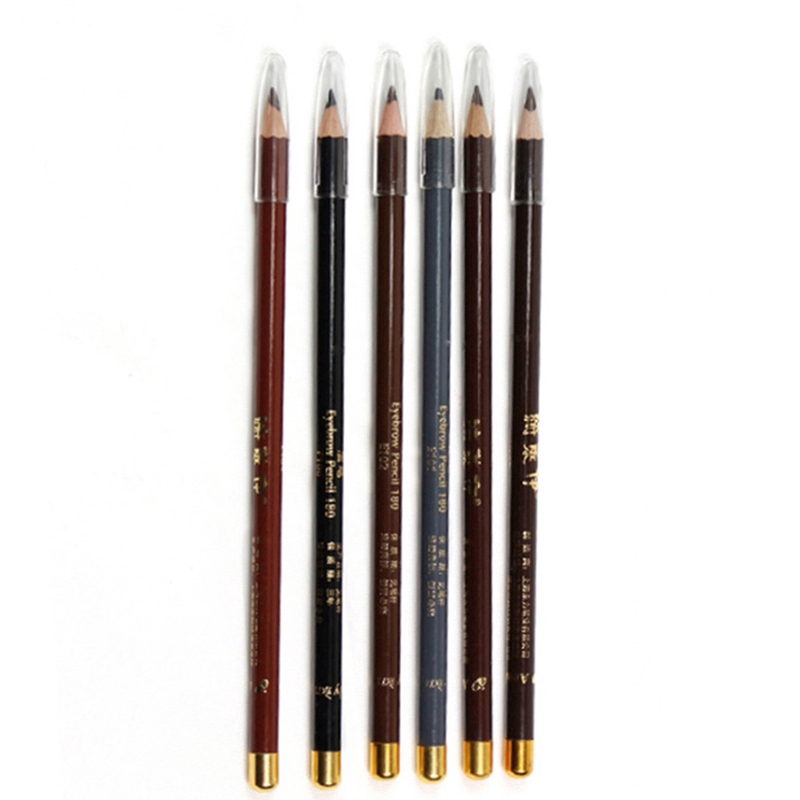 【Bán Hot】 Lông mày Pencil Waterproof Mỹ phẩm Lasting dài 6 Màu sắc
