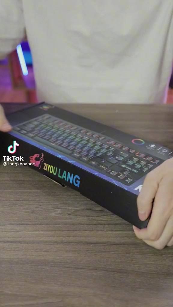 Bàn phím cơ K2 Pro Crack bản nâng cấp 2022 ánh sáng cầu vòng 7 màu, 10 chế độ nháy dành cho máy tính, laptop | BigBuy360 - bigbuy360.vn