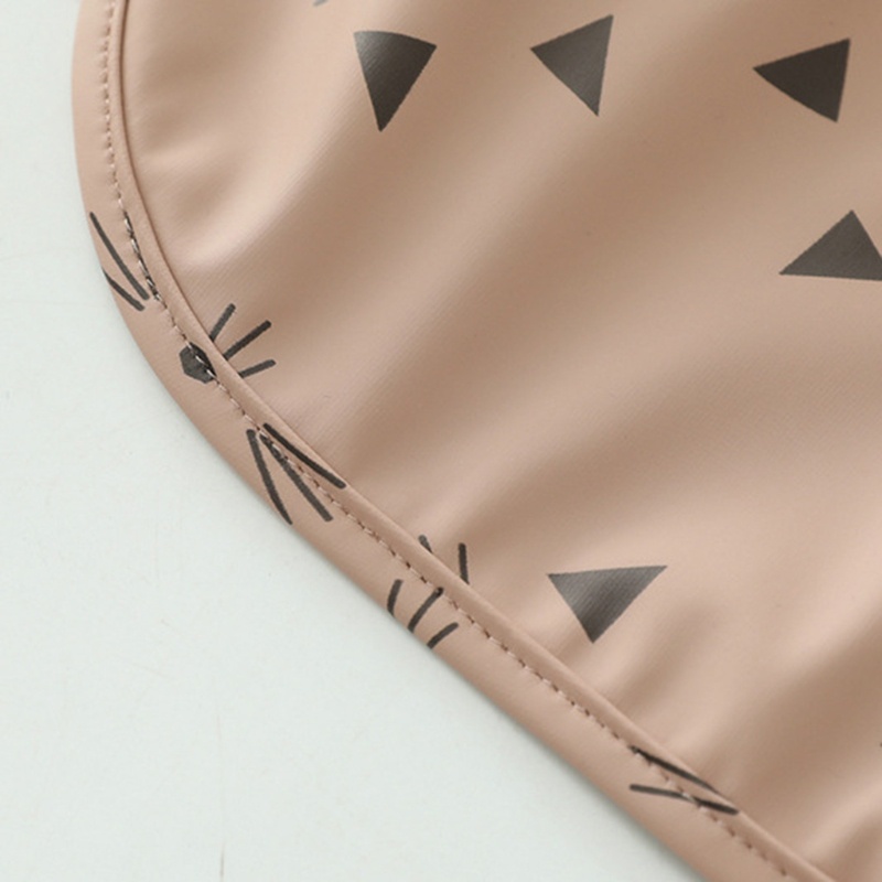 Yếm Vải Ăn Dặm Trung Tính Kèm Túi Đựng Thức Ăn Tiện Dụng Cho Bé