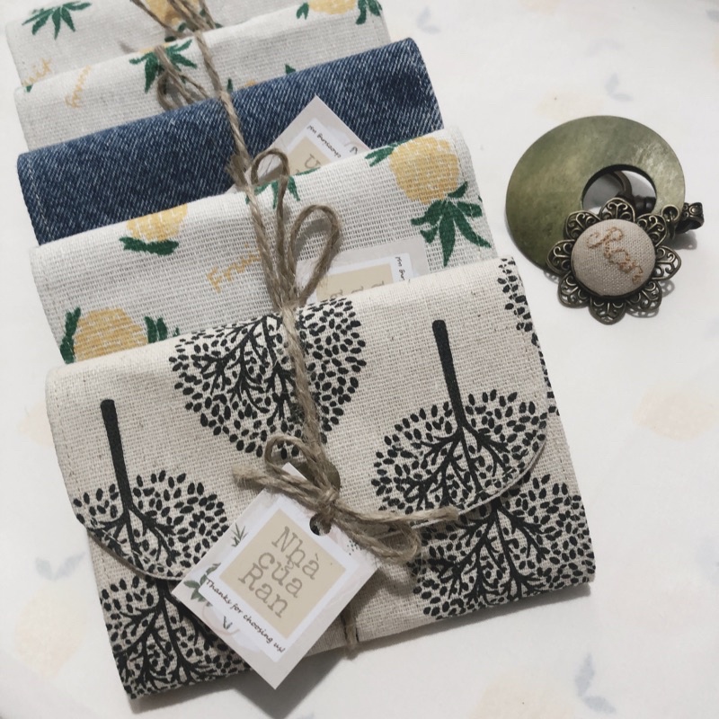 VÍ VẢI HANDMADE VINTAGE