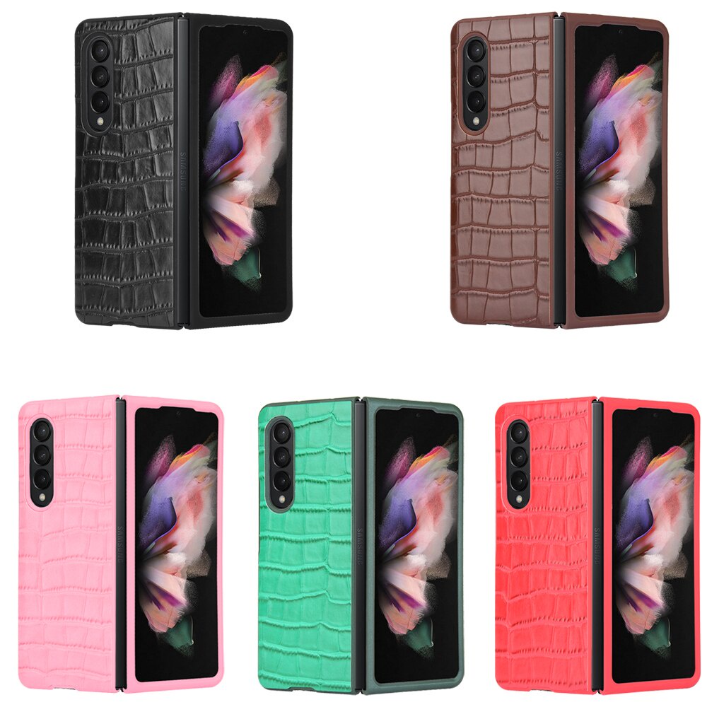 Bao da điện thoại phong cách sang trọng cho Samsung Galaxy Z Fold 3 5G Fold3