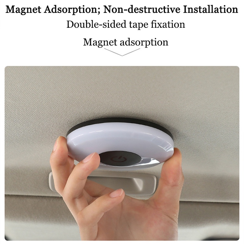 Đèn LED Đọc Sách Hít Nam Châm Không Dây Dáng Vòm Cổng Sạc Usb Mang Đi Tiện Dụng