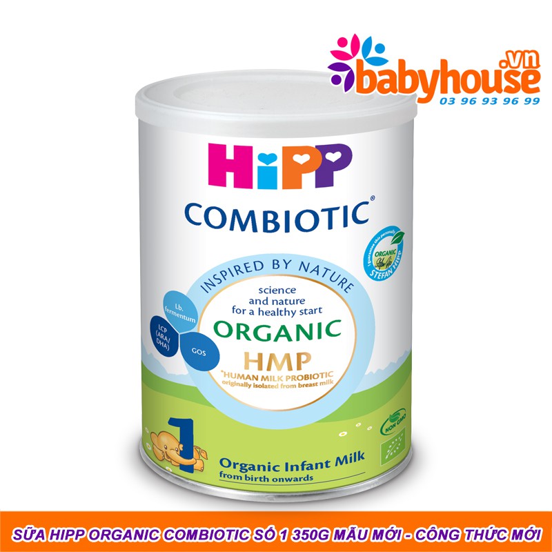 Sữa Hipp Organic hữu cơ đủ số 350G 800G Giá Rẻ | date mới | tách nắp MẪU MỚi