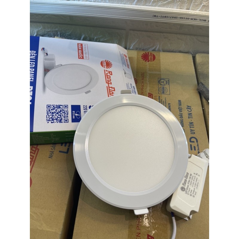 đèn led âm trần rạng đông 9w phi 135