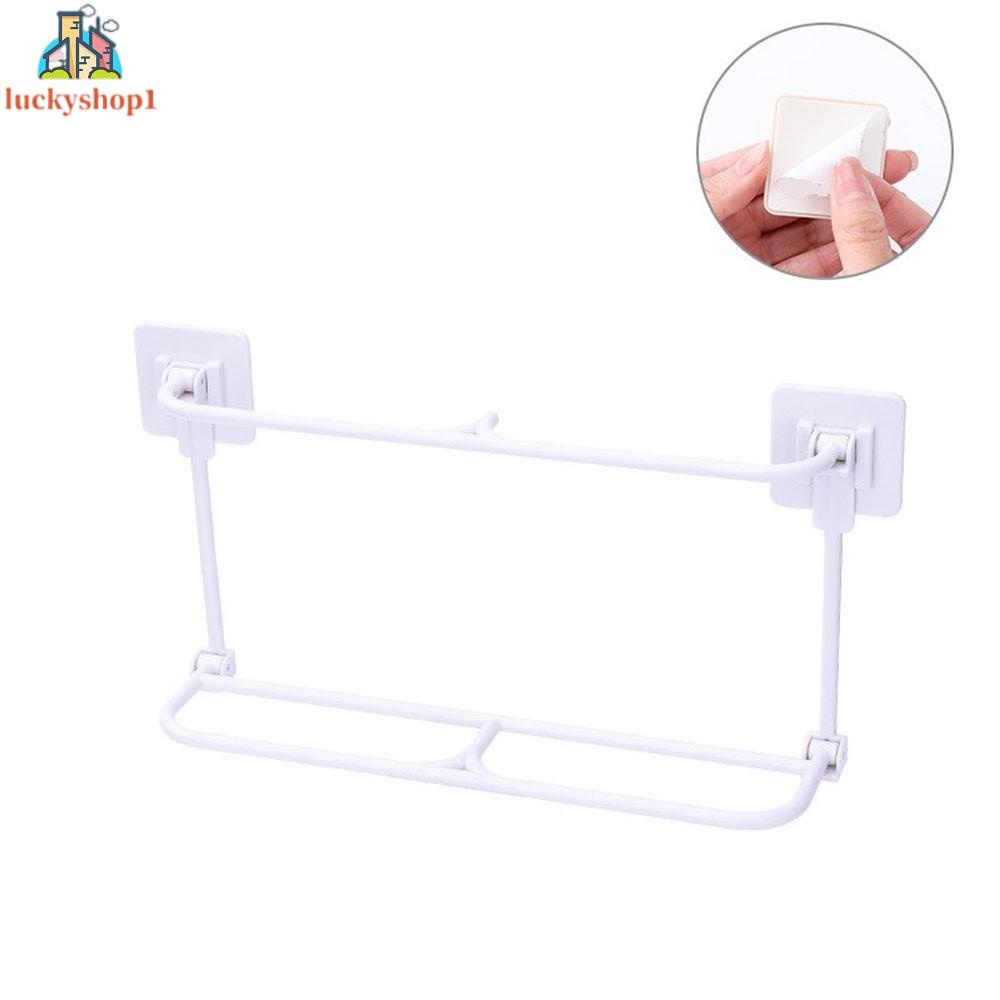 Có thể gập lại phòng tắm dép chủ treo tường miễn phí đục lỗ nhà vệ sinh dép chủ đôi lớp bọt dính