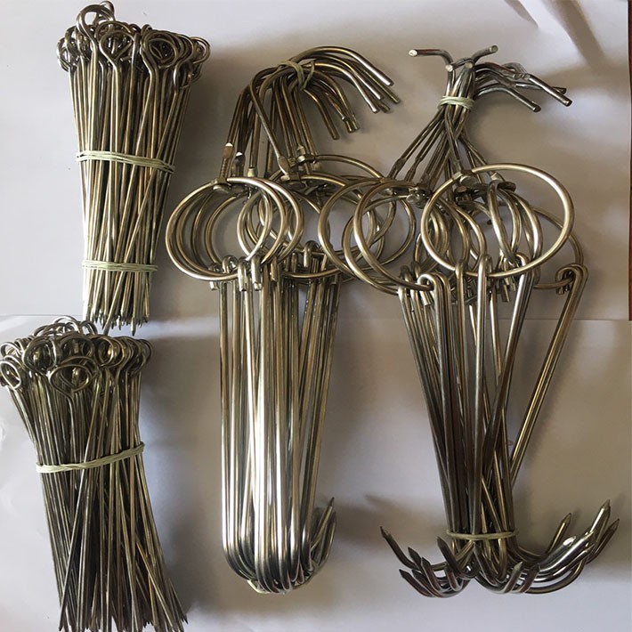 Móc treo vịt ,gà inox không gỉ móc treo thịt xông khói móc vịt nướng,chân giò,ba chỉ