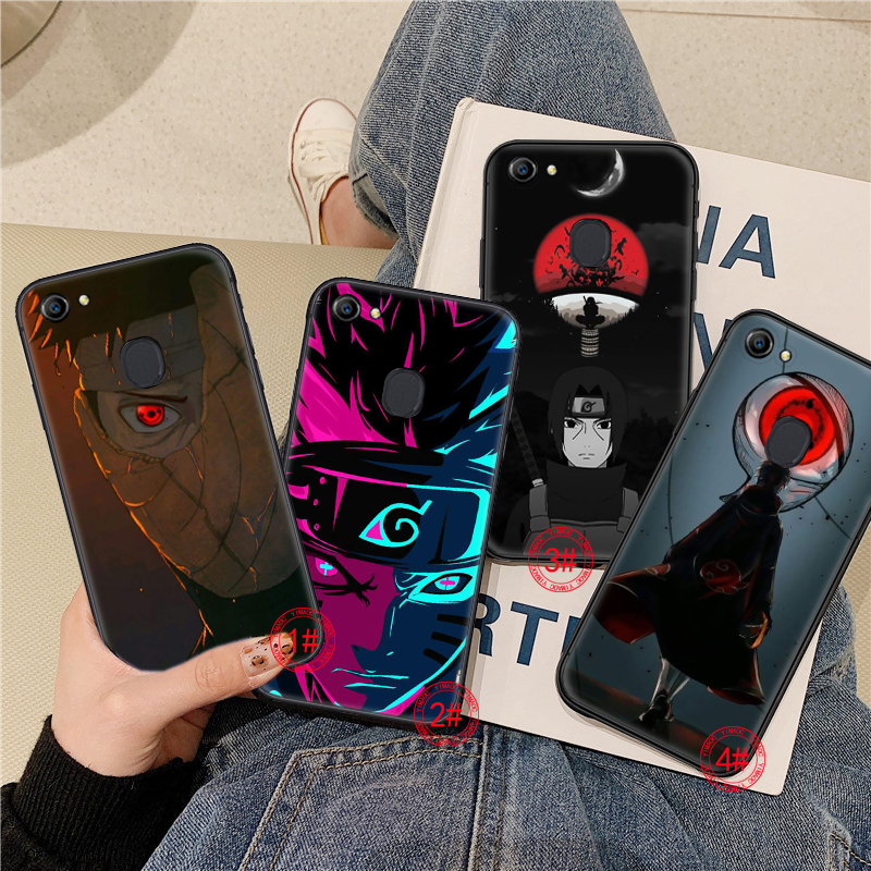 OPPO A3S A5 2018 A37 Neo 9 A39 A57 A5S A7 A59 F1S A77 F3 A83 A1 F5 A73 F F9 Pro 353B Naruto Uchiha Obito Originalblack Soft Case