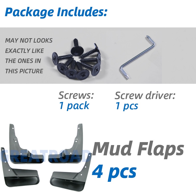 Tấm Chắn Bùn Chuyên Dụng Cho Toyota Venza Mudflaps 2009-2016 2010 2012 2013 2015