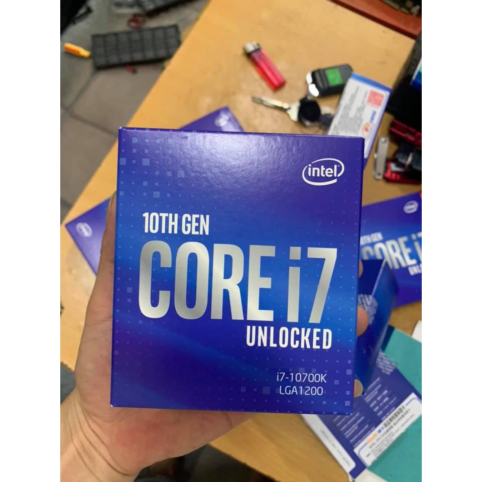 CPU INTEL CORE I7-10700K NEW  Seal (16M CACHE, 3.80 GHZ UP TO 5.10 GHZ, 8 CORE 16 THREADS