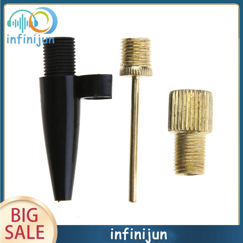 Bộ 3 Đầu Chuyển Đổi Van Bơm Hơi Xe Đạp Tiện Dụng
