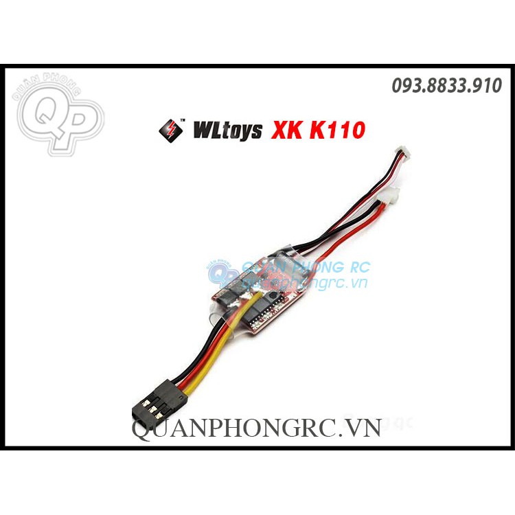 V04 - Điều tốc ESC máy bay trực thăng WLtoys V977 / XK K110 / K110S / K123 / K124