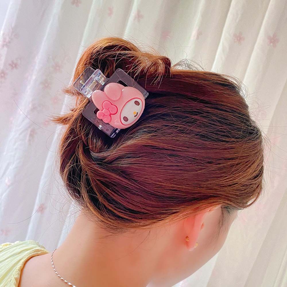Kẹp Tóc Trong Suốt Họa Tiết Hoạt Hình Phong Cách Lolita Nhật Bản Cho Nữ