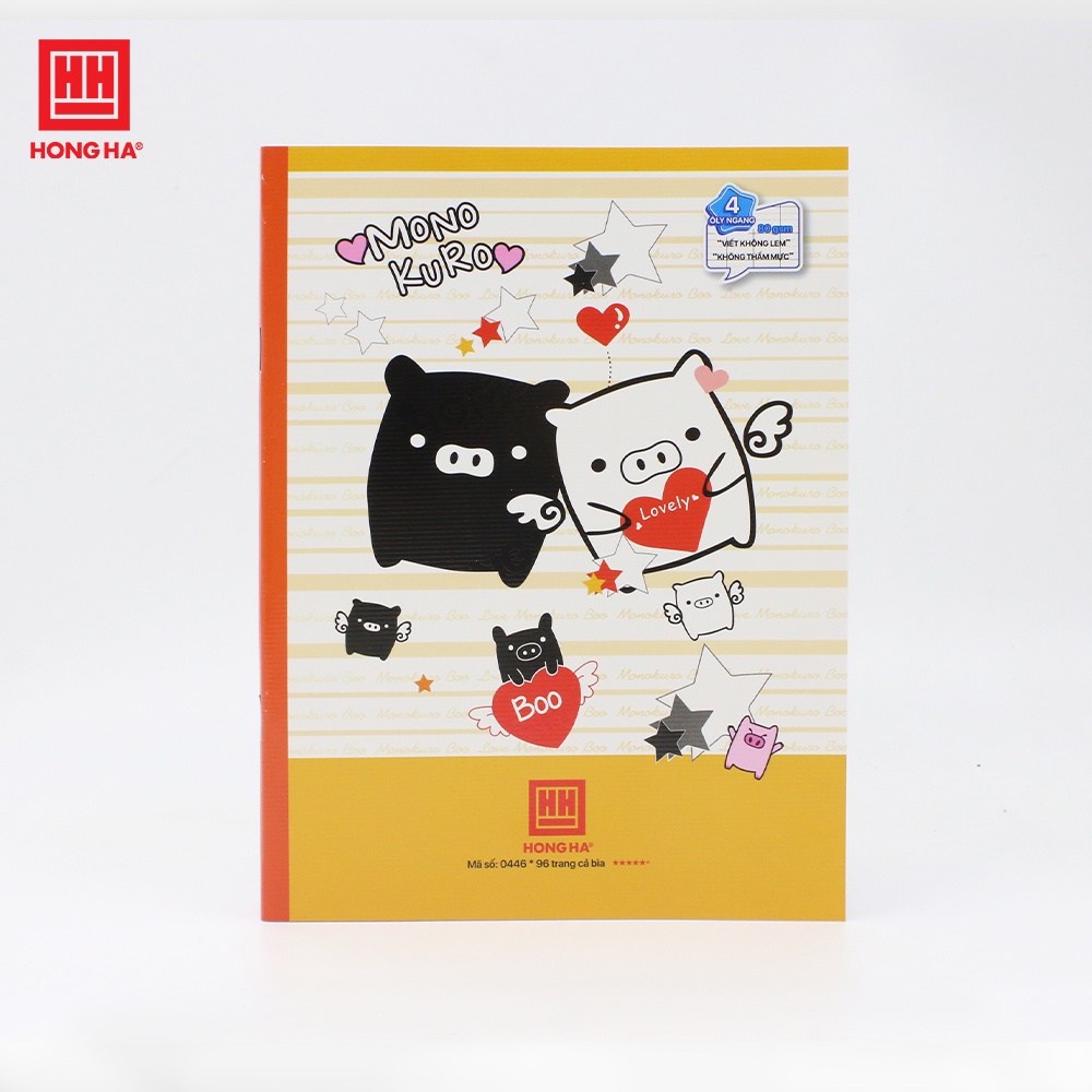 Vở 4 ly ngang 96 trang Class Heo Boo - 0446 | Dành cho học sinh khu vực miền Trung - miền Nam