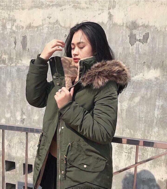 (SALE SỐC) Áo lót lông cực sịn hai màu đen, rêu | BigBuy360 - bigbuy360.vn