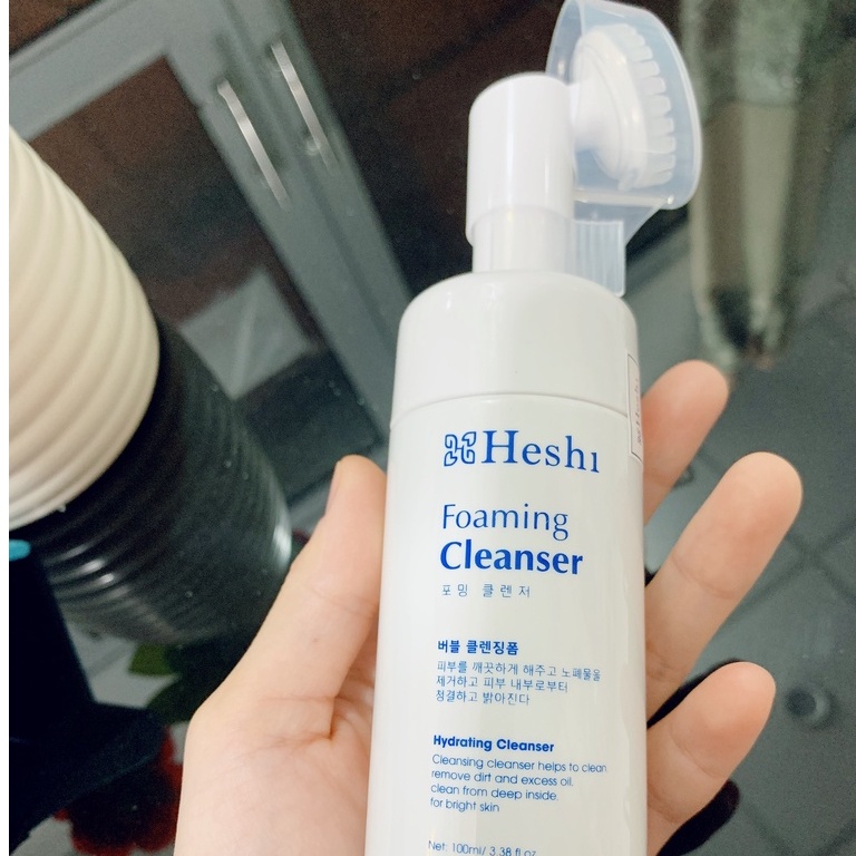 Sữa rửa mặt HESHI, sữa rửa mặt dịu nhẹ làm sạch sâu Foaming Cleanser
