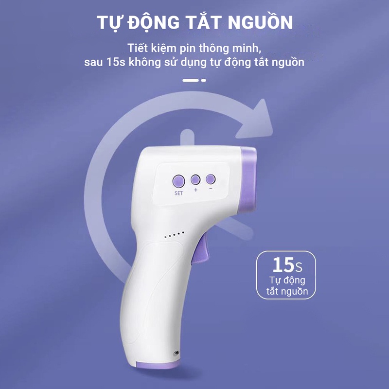 (hỏa tốc) Nhiệt kế hồng ngoại điện tử Máy đo nhiệt Cát Thái đo nhiệt độ nhanh chóng