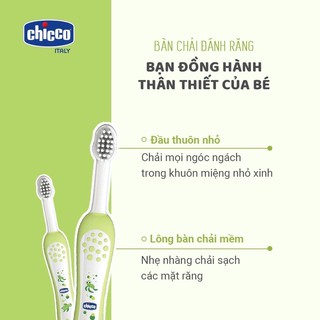 BÀN CHẢI ĐÁNH RĂNG CHICCO CHO BÉ