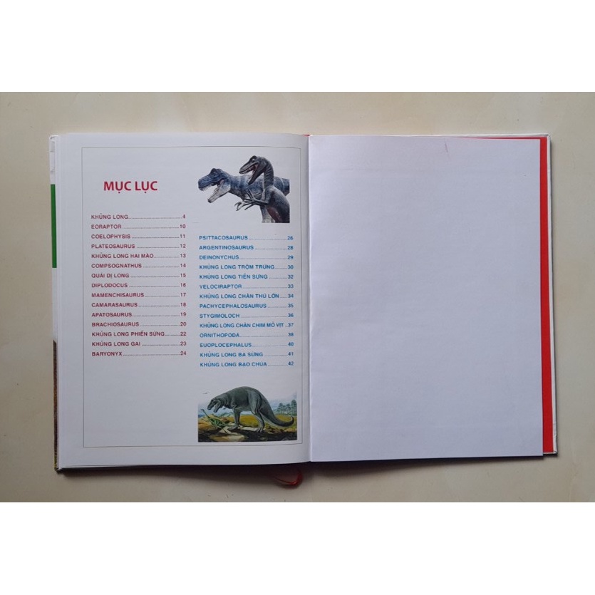 Sách- Atlas Động Vật - Vương Quốc Khủng Long