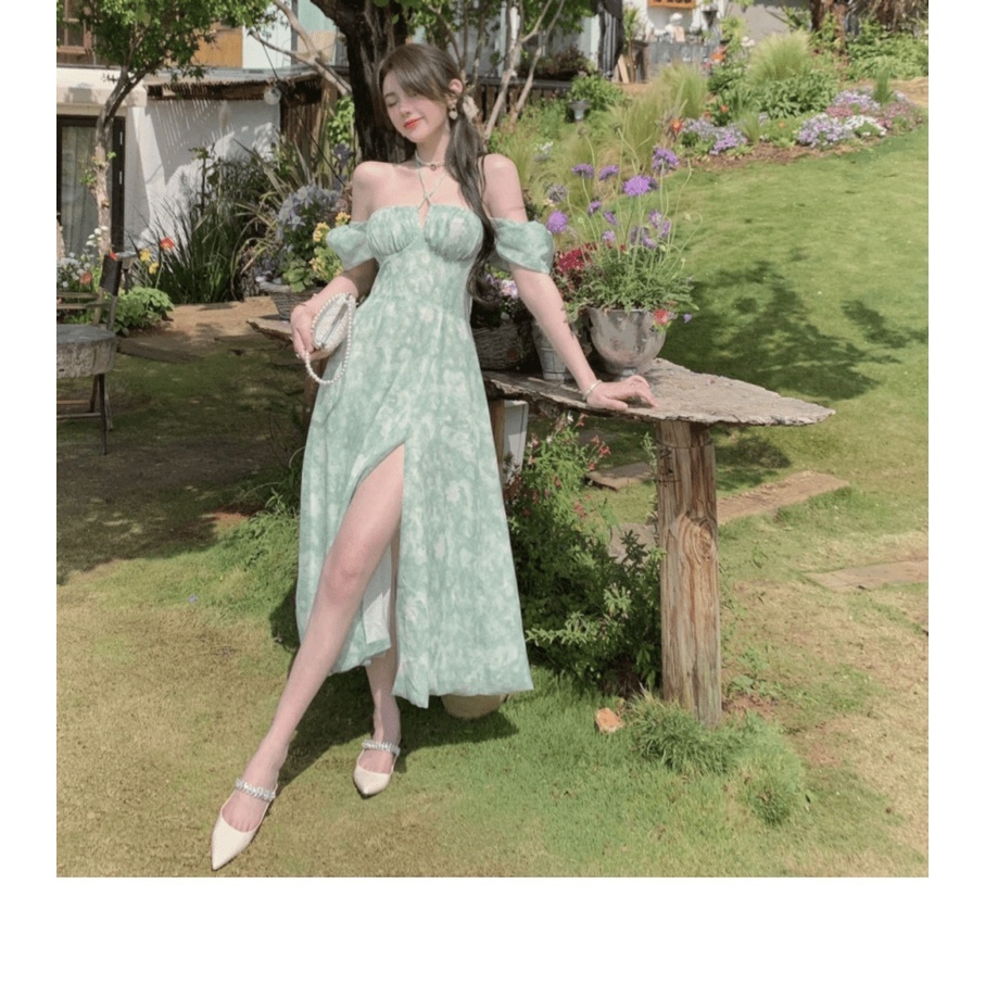 HÀNG QUẢNG CHÂU CẬP BẾN -- SALE HOT MẪU ĐẦM VOAN CHẺ VÁY 2 KIỂU MẶC TRỄ VAI HOẶC CÓ TAY SIÊU XINH UP