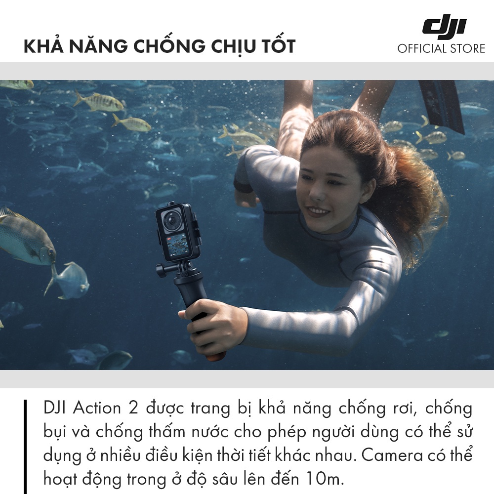 Máy quay hành trình DJI Osmo Action 2 CHÍNH HÃNG DJI