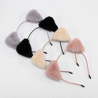 Cài Tóc/ Bờm Tóc Tai Mèo Lông Siêu Mềm Mịn Dễ Thương