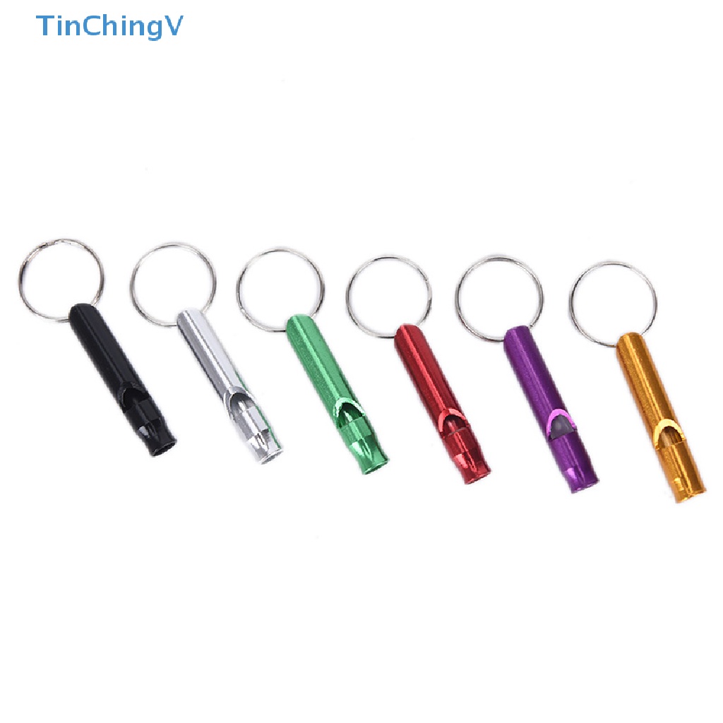 Còi Thổi Khẩn Cấp Mini Bằng Kim Loại Kèm Móc Khóa Tiện Dụng [Mới]