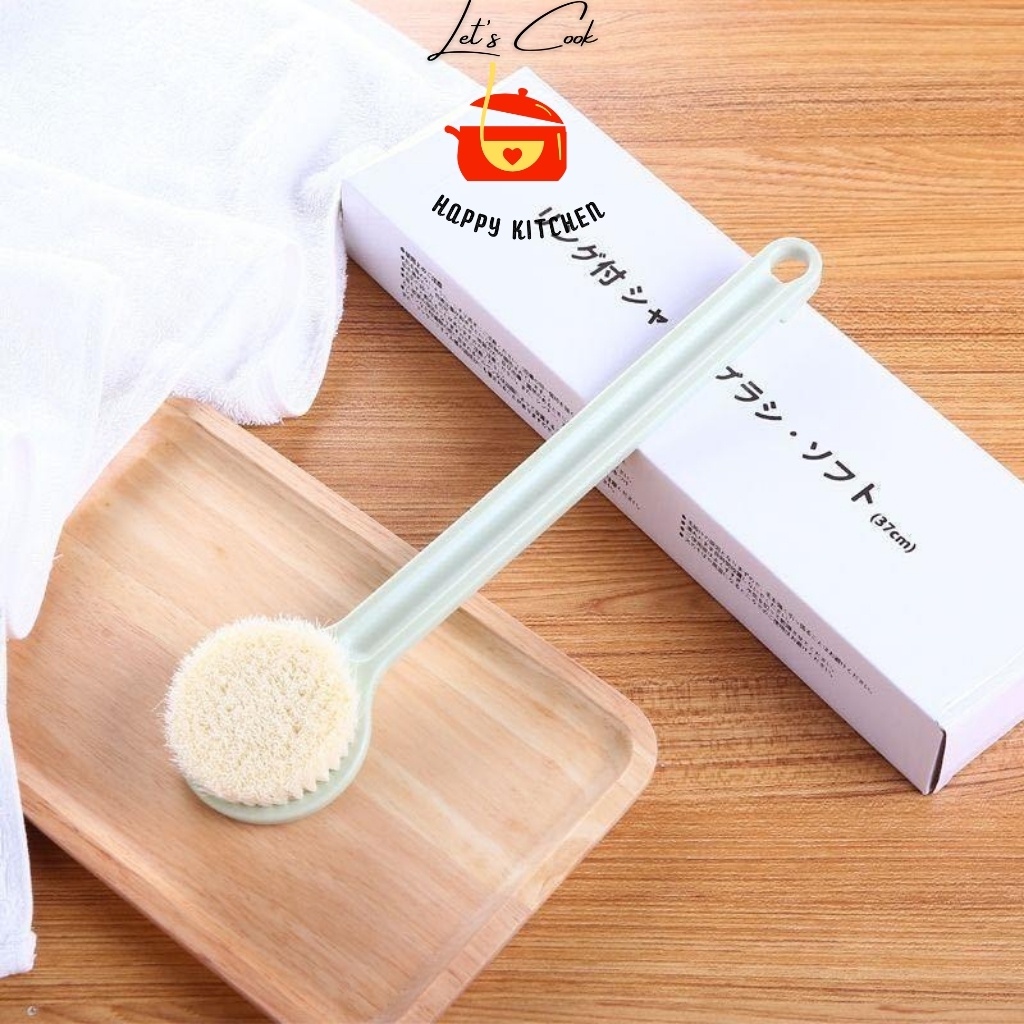 Bàn chải cọ lưng chà lưng Muji Nhật Bản