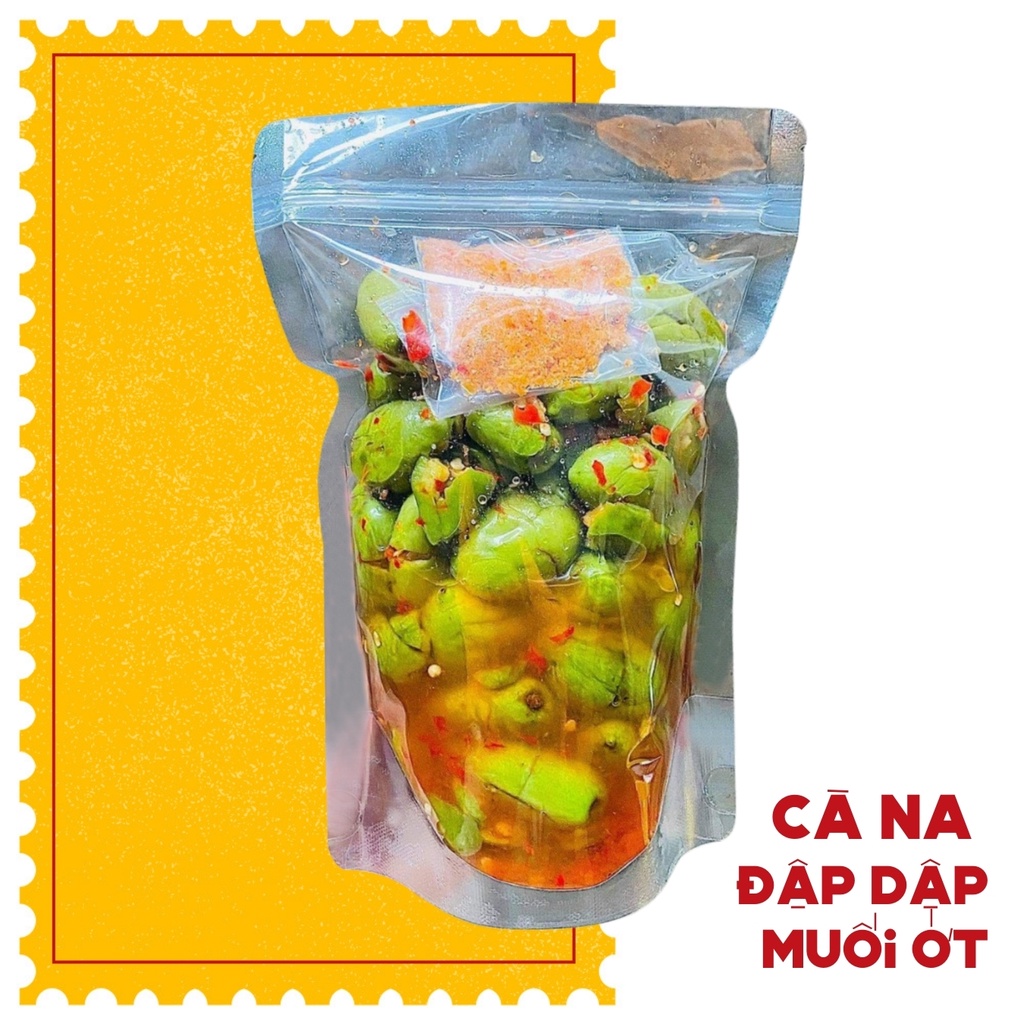 Cà Na Đập Dập Muối Ớt : Chua Chua, Cay Cay, Mặn Mặn, Ngọt Ngọt, Chát Nhẹ.