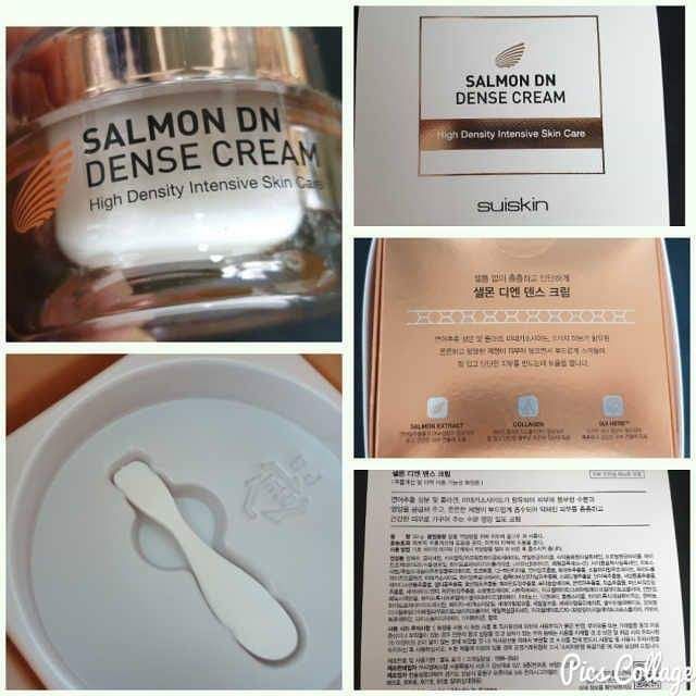 Kem Dưỡng Cá Hồi Giúp Da Đàn Hồi, Săn Chắc, Chống Lão Hóa Vượt Trôi Suiskin Salmon DN Dense Cream 50g 