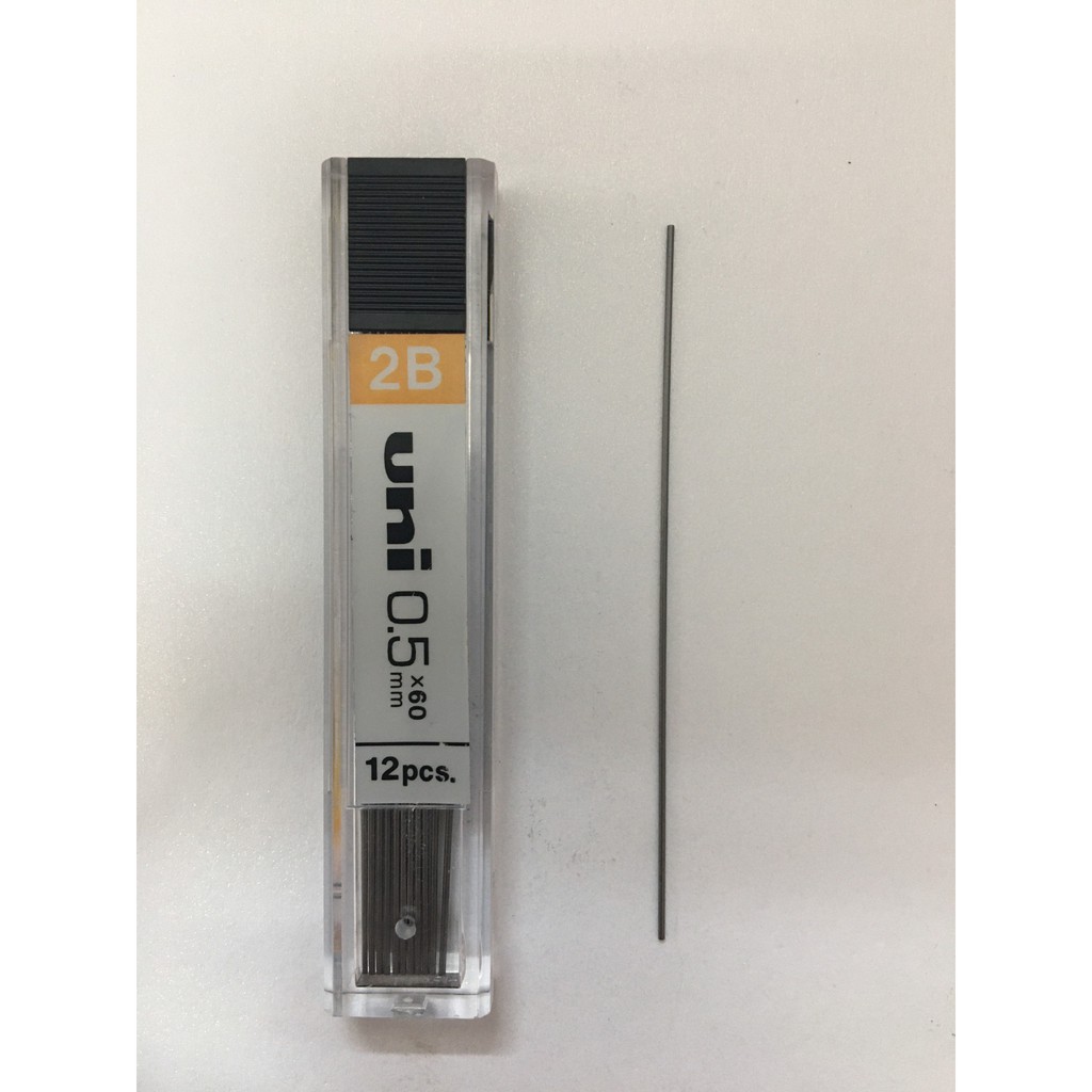 Ruột chì kim UNI 2B 0.5mm (12 ruột/hộp)