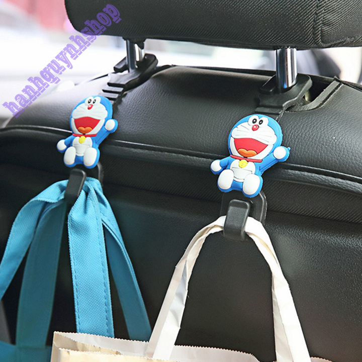 Combo 2 Móc Treo Đồ Hình Thú Ngộ Nghĩnh Gắn Sau Ghế Ô Tô Xe Hơi