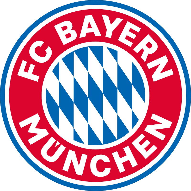 Hình dán sticker BÓNG ĐÁ LOGO CLB BAYERN MUNICH, DORTMUND, dán xe, dán laptop