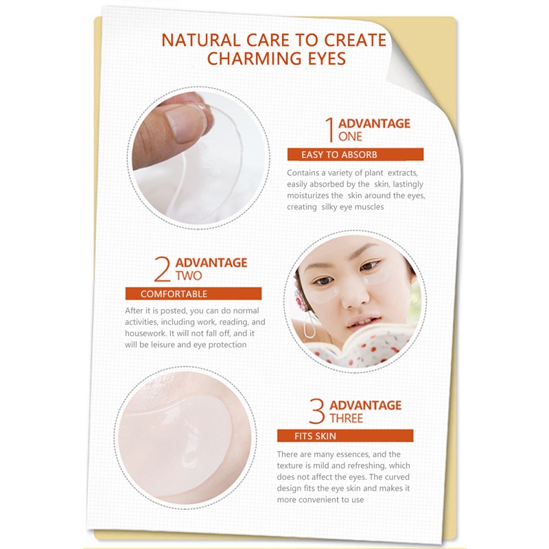 Mặt nạ mắt dưỡng ẩm giúp làm mịn nếp nhăn | BigBuy360 - bigbuy360.vn