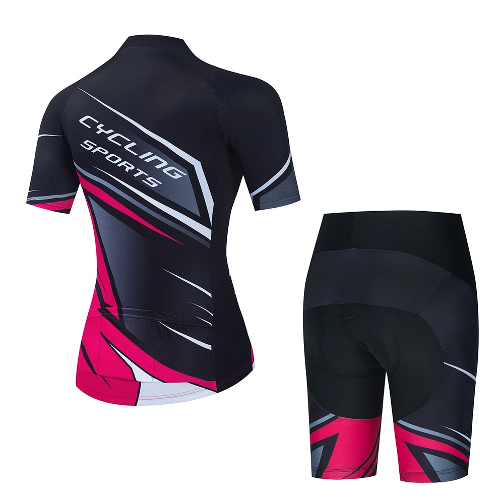 Bộ quần áo đi xe đạp thoáng khí nhanh khô thời trang mùa hè 2021 cho nữ