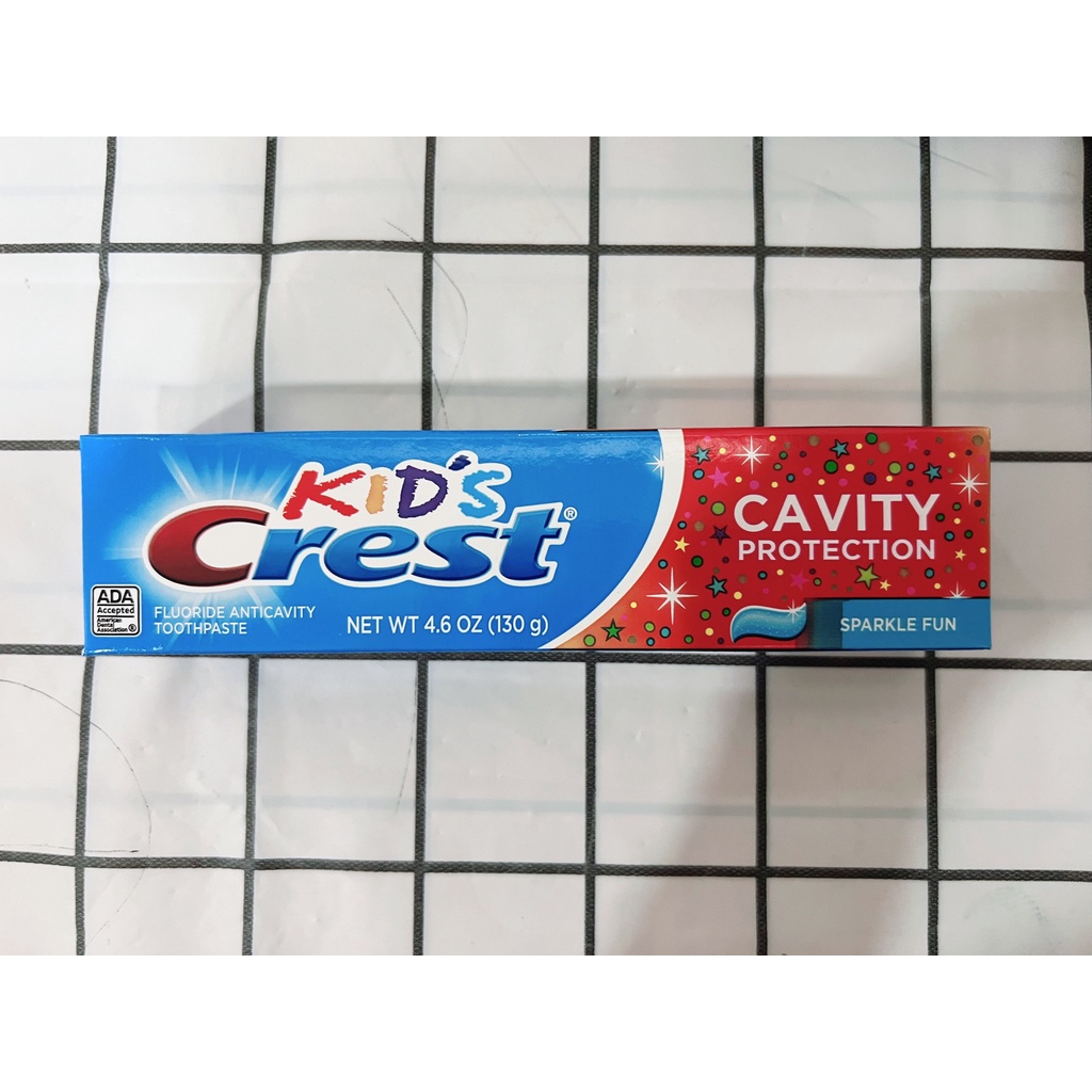 [Date 2024] Kem Đánh Răng Crest Kid's Cavity Protection 130g