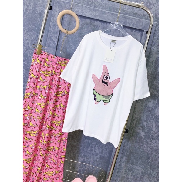 Set mặt quỷ thêu quần suông xinh xắn hàng loại 1 vải đẹp giá tôt N1