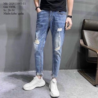 [SIÊU SALE] QUẦN JEAN NAM RÁCH CAO CẤP ĐẸP GIÁ RẺ NHIỀU MẪU SIÊU HOT HIT DKFASHION