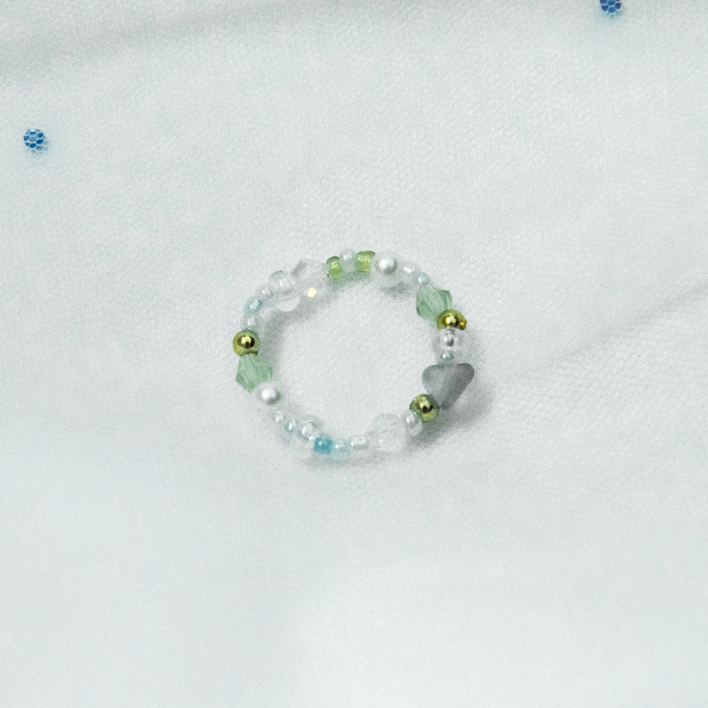 Handmade - Nhẫn hạt cườm nhiều màu