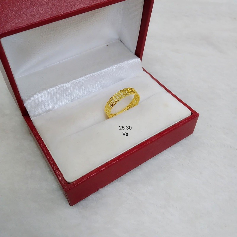 Nhẫn nữ vàng 10k, có giấy bảo hành
