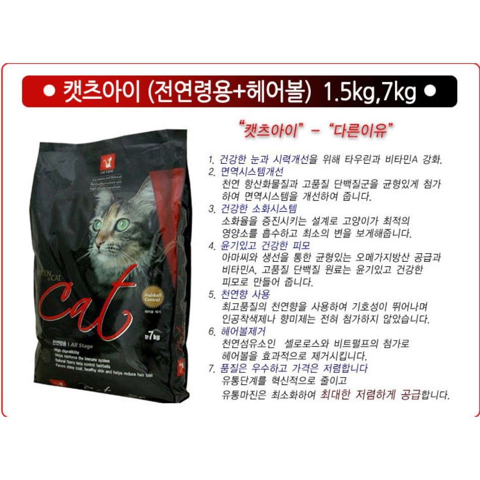 Thức ăn cho mèo CAT EYE (KOREA) – bao 7kg